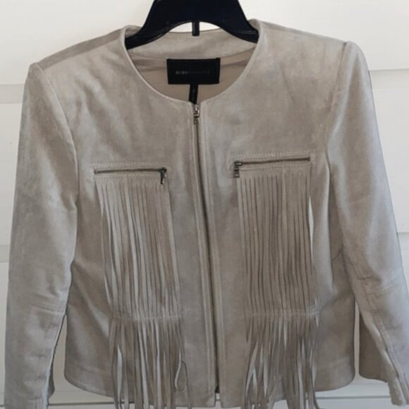 BCBG Suede Jacket, Women's M - Picture 4 of 5